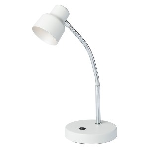 Gooseneck Track LED Table Lamp White (Includes Energy Efficient Light Bulb) - Ore International