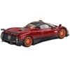 Pagani Zonda F Rosso Dubai Red Metallic with Black Top Limited Ed to 3000 pcs 1/64 Diecast Model Car by Mini GT - 3 of 4