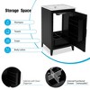 ALEXOUN 20.3" Bathroom Vanity with Ceramic Sink,Storage Cabinet with Soft-Close Door and Drawer & Removable Divider,Finish for Small Bathrooms - 4 of 4