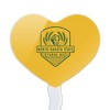 North Dakota State Badge Heart Love Cupcake Picks Toppers Decoration Set of 6 - 2 of 4