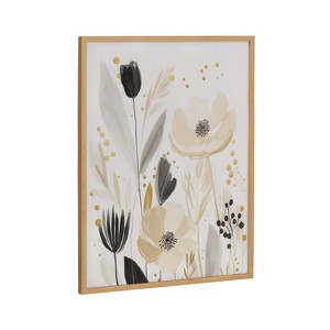 Kate & Laurel All Things Decor 16"x20" Gallery Modern Muted Cottage Floral Abstract Print by The Creative Bunch Studio Gold - 1 of 4