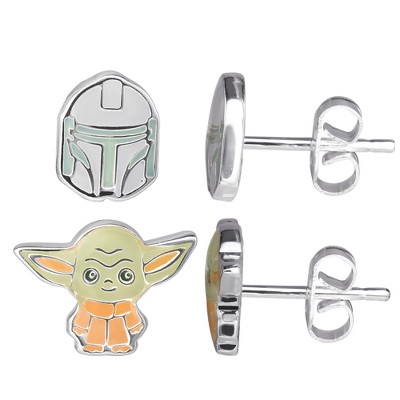 Star wars deals earrings sterling silver