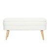 19" x 40" Contemporary Wood Storage Bench - Olivia & May - image 3 of 4