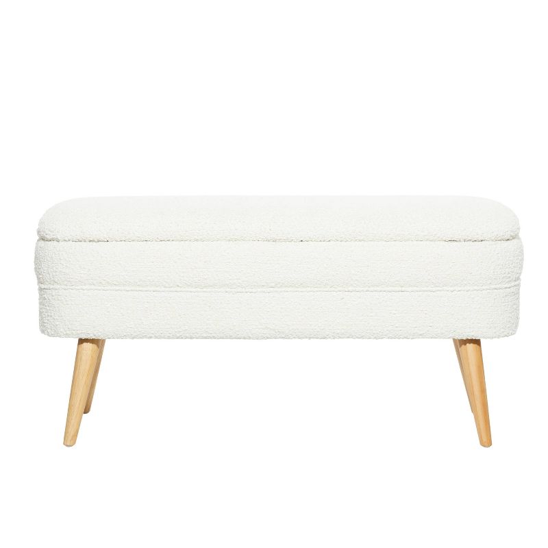 19" x 40" Contemporary Wood Storage Bench - Olivia & May, 3 of 10