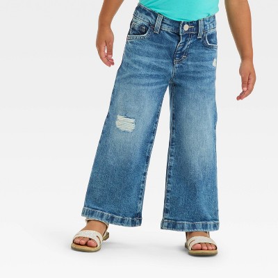 Cat & Jack - Brandclub - Toddler Girls' Destroy Wide Leg