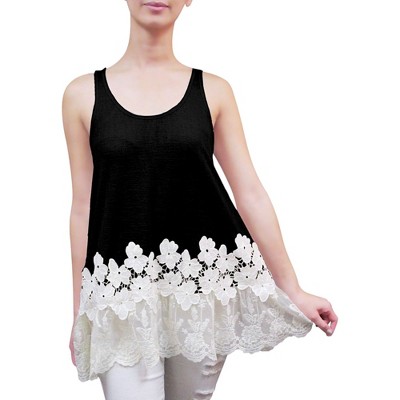 Anna-Kaci Women's Catalina Embroidered Sleeveless Tunic