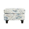 23.5"W Upholstered Accent Ottoman Chair with Durable Birch Legs -ModernLuxe - 4 of 4