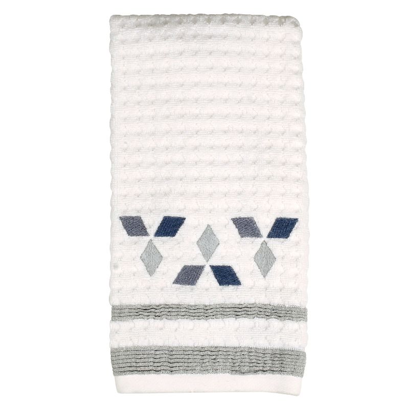 Cubes Hand Towel White - SKL Home, 1 of 5