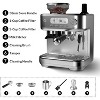 Coucheta Espresso Machine with Built-in Grinder & Milk Frother, 20 Bar Dual Boiler Coffee Maker with LCD Display, 95oz Removable Water Tank - 3 of 4
