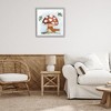Stupell Industries Happy Mushroom in Scarf Black Framed Giclee Art - 2 of 4