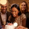 Unique Bargains Girl's Rhinestone Happy Birthday Tiara Headband 1 Pc - 2 of 4