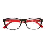 ICU Eyewear Wink Glendale Black/Red Reading Glasses