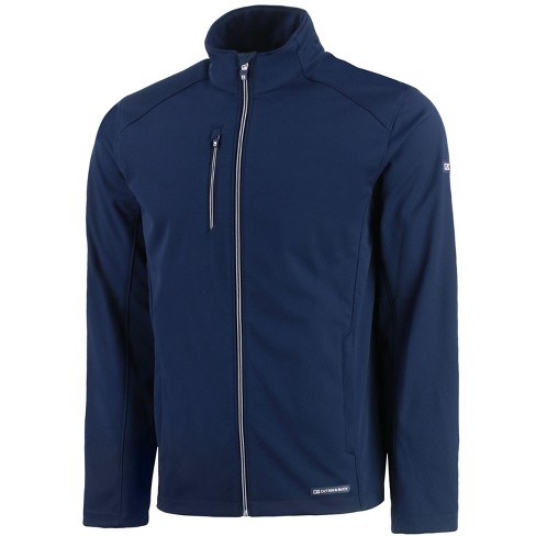 Cutter & Buck Evoke Eco Softshell Recycled Full Zip Mens Jacket - Navy ...