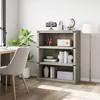 5 Tier Bookcase, Farmhouse Book Shelf with Storage, Tall Book Case Wooden 5 Shelf Bookcase for Home Office, Living Room, Bed Room - 4 of 4