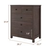Nasitip 5 Drawer Dresser for Bedroom, Wood Dresser Organizer with Deep Space, Storage Cabinet for Entryway, Hallway, Home Office - 3 of 4
