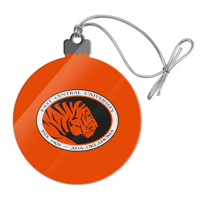 East Central University Primary Logo Acrylic Christmas Tree Holiday Ornament