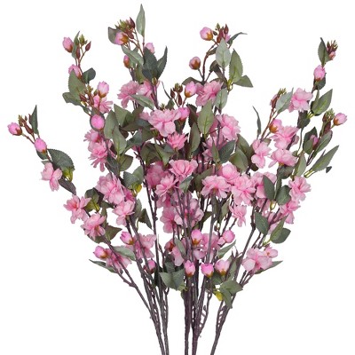 REGALWOVEN Silk Decor Wedding Artificial Rose Flower 35.4" 6 Pcs