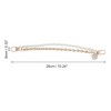 Unique Bargains Durable Camellia Faux Pearl Bag Extender Chain 1 Pc - 2 of 4