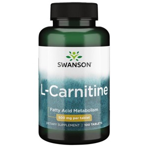 Swanson L-Carnitine Tablets, 500 mg, 100 Count. - 1 of 2