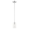 Livex Lighting Zurich 1 - Light Pendant in  Polished Chrome - 3 of 4