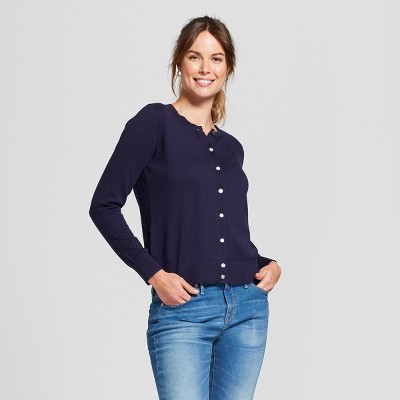 navy blue cardigan target