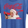 Women's - Coca-Cola - Vintage Santa Claus with Red Logo Short Sleeve Graphic T-Shirt - 2 of 4