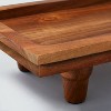 Natural Wood Footed Décor/Serve Stand - Hearth & Hand™ with Magnolia - image 4 of 4