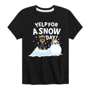 Boys' - Paw Patrol - Yelp For Snow Day Short Sleeve Graphic T-Shirt - 1 of 4