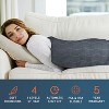 Pure Enrichment Pure Radiance Luxury Heating Pad - 12" x 24" - Iron Gray - 3 of 4