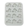 Unique Bargains Chocolate Mould 12-Cavity Duckling Collection Candy Mould Hand Wash 6.02"x4.61"x0.51" 1 Pc - 3 of 4