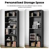 MAYEERTY 5 Tiers Bookshelf, Modern Open Bookshelf, Storage Rack Shelves in Living Room/Home/Office, Black - 2 of 4
