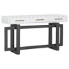 PAGED Modern Minimalist Console Table with 3 Drawers, xtra Long Entryway Table for Hallway, Entryway Sofa Side Table - 4 of 4