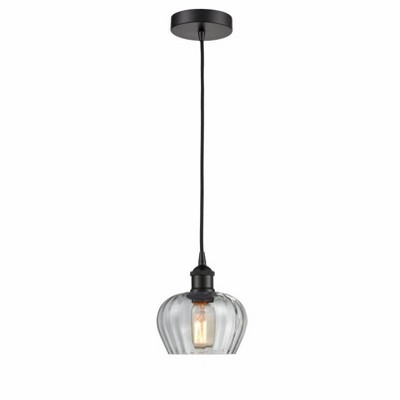 Fenton - 1 Light Mini Pendant In Industrial Style-8.25 Inches Tall and 6.5 Inches Wide