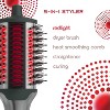 SLF Red Light Therapy 5-in-1 Ionic Dry Hair Brush & Heat Comb - 2 of 4