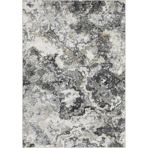 Washable Rug - Non-Slip Stain Resistant Low Pile Carpet Contemporary Foldable Floor Cover for Living Room Dining Room Bedroom Playroom - 1 of 4