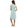 Casual Nights Women's Lace Short Sleeve Nightgown - 3 of 3