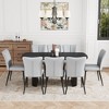 9-Piece Dining Set with MDF Table and 8 PU Chairs - 3 of 4