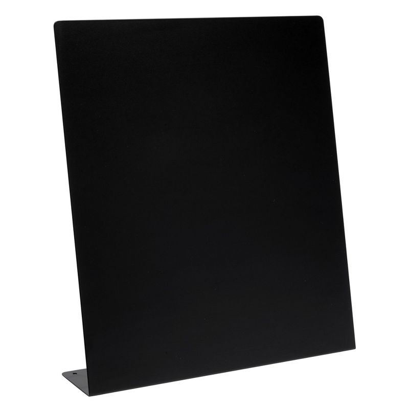 Large Metal Magnet Board Magnetic Bulletin Board for Wall Tabletops and Mounting Refrigerator Home Reception Office Restaurant, Black, 12.5", 5 of 9