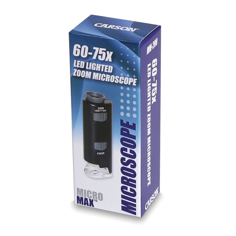 CARSON® MicroMax LED™ 60x–75x Pocket Microscope, 3 of 6