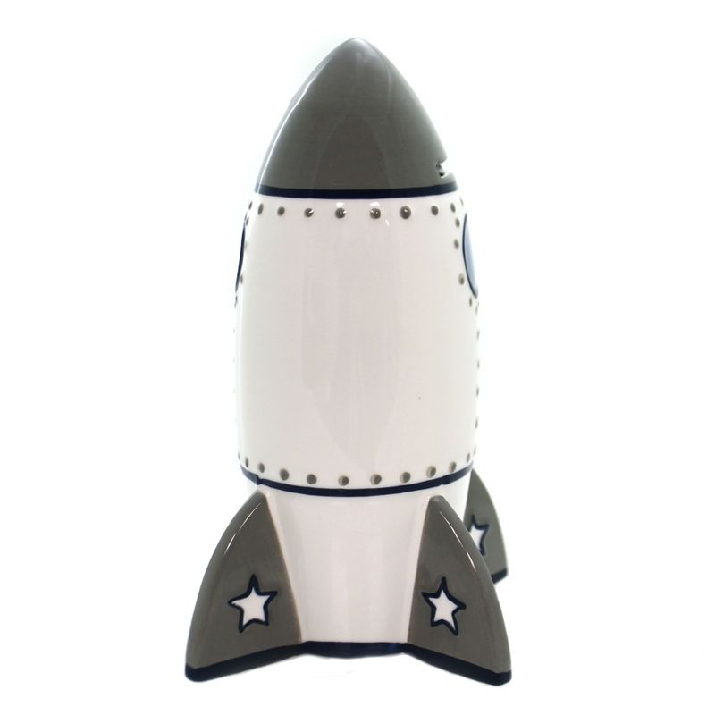 Child To Cherish 9.0 Inch Roger Rocket Bank Space Decorative Banks, 2 of 3