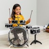 Best Choice Products 11-Piece Kids Starter Drum Set w/ Bass Drum, Tom Drums, Snare, Cymbal, Stool, Drumsticks - 2 of 4