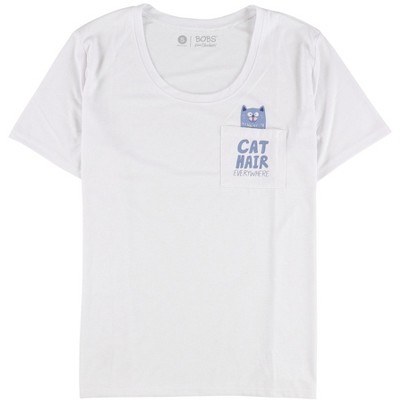 Skechers Womens CAT HAIR EVERYWHERE Basic T-Shirt