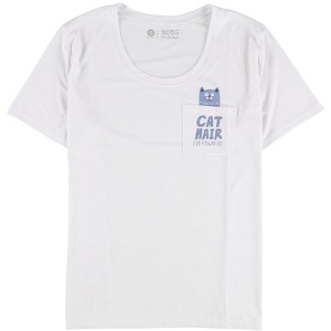 Skechers Womens CAT HAIR EVERYWHERE Basic T-Shirt - 1 of 2