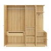 Chery Life 4-Door Wardrobe with Shelves, Drawers, and Full-Length Mirror - 3 of 4