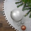 Northlight Matte Shatterproof Commercial Christmas Ball Ornament - 8" (200mm) - Silver - 2 of 2