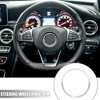 Unique Bargains Steering Wheel Ring Cover Trim for Mercedes Benz C Class C200L E300L GLA220 - 2 of 4