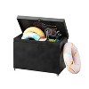 AZL1 Life Concept Utility Storage Bins Weather-Resistant Outdoor Storage Box for Pool Storage and Garden Tools, Black, 51.2"*31.7"*37.8" - 4 of 4