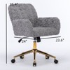 FONTOI Adjustable Office Chair with Golden Metal Base - 3 of 4