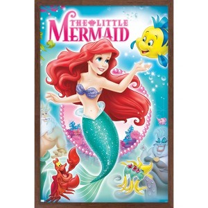 Trends International Disney The Little Mermaid - Cover Framed Wall Poster Prints - 1 of 4