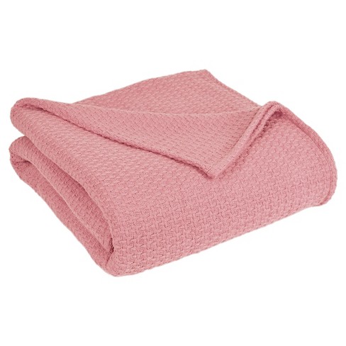 The Little Tailor - Pink Cotton & Fleece Baby Blanket ...